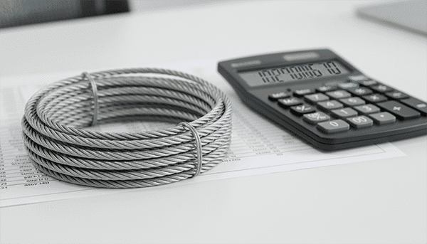 Graph showing cost over time between 304 replacement and 316 longevity